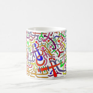 SOMETHING TO LOOK AT ! BY K.M.KELLY . COFFEE MUG