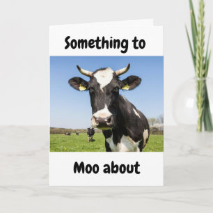 SOMETHING TO *MOO ABOUT* COUSIN CARD