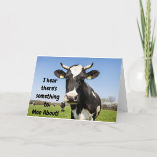 SOMETHING TO MOO ABOUT YOU ARE *70* CARD