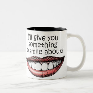 something-to-smile-about Two-Tone coffee mug