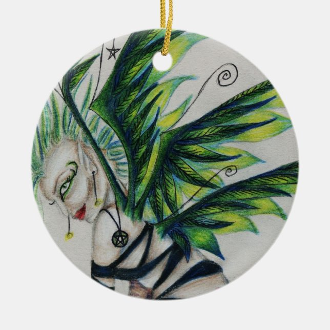 Something Unique & Unusual Round Ornament (Front)