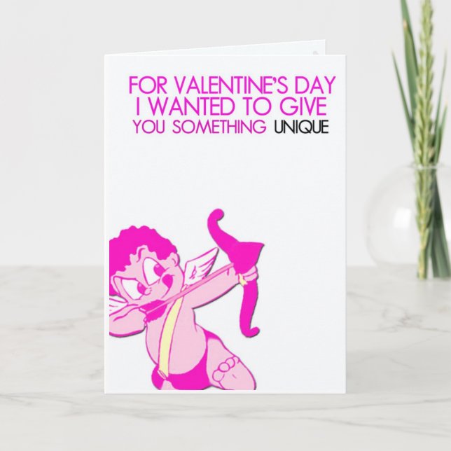 Something Unique Valentine's Day Card (Front)