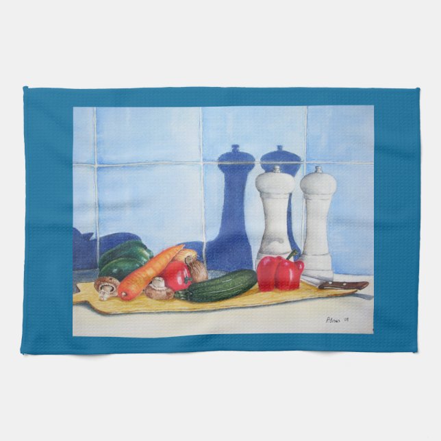 Something very different  for the table tea towel (Horizontal)