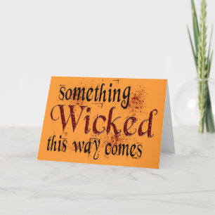 Something Wicked Card