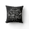 Something Wicked Chalkboard Halloween Pillow