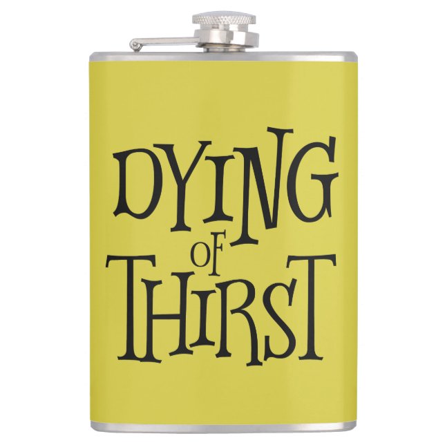 Something Wicked Halloween Flask (Front)