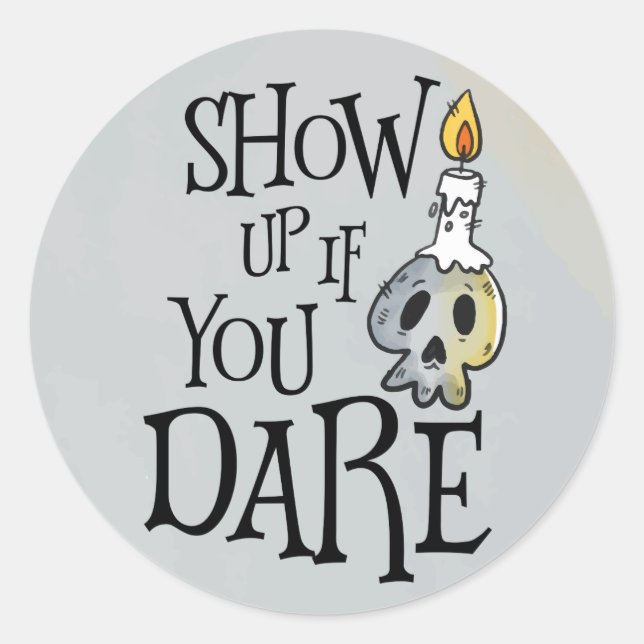 Something Wicked Halloween Party Sticker (Front)