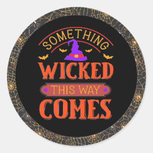 Something Wicked Halloween Sticker
