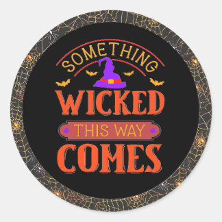Something Wicked Halloween Sticker