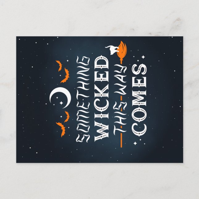 Something Wicked This Way Comes Postcard (Front)