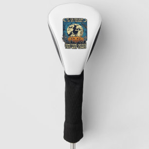 Something Wicked Way Comes Witch Halloween Pumpkin Golf Head Cover