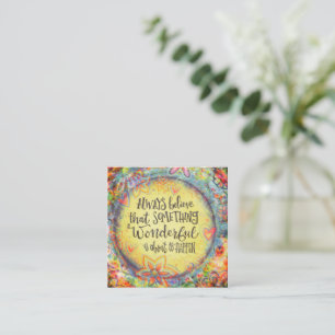 Something Wonderful ~ Inspirivity kindness cards