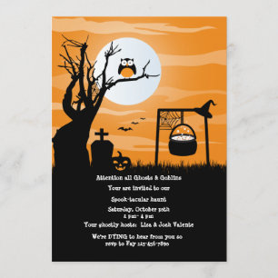 Something's Brewing  Halloween Party Invitation