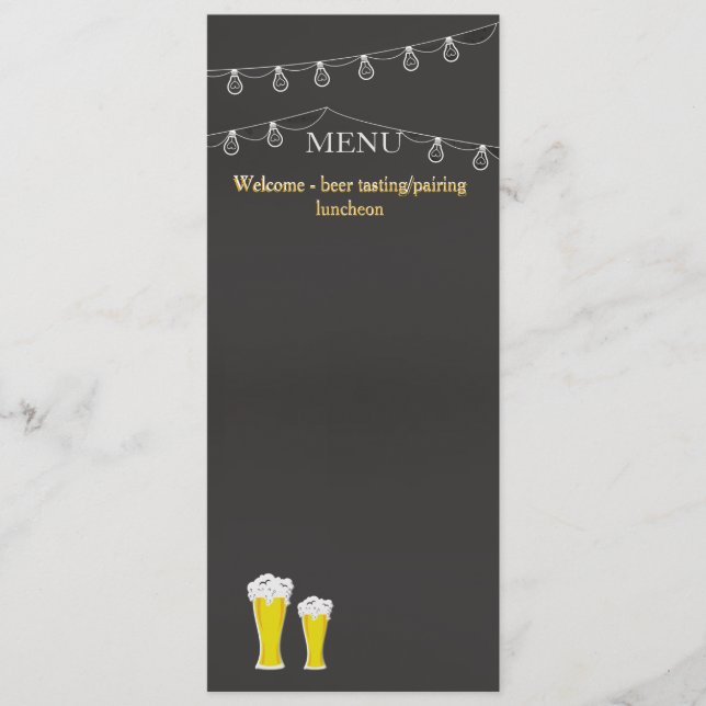 Something's Brewing Menu Card (Front)