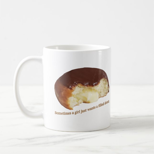 Sometimes a girl just wants a filled doughnut coffee mug (Left)