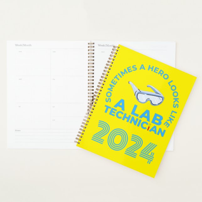 SOMETIMES A HERO LOOKS LIKE A LAB TECHNICIAN PLANNER (Display)
