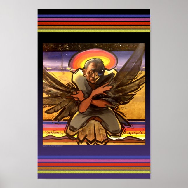 Sometimes I am a Crow Poster (Front)