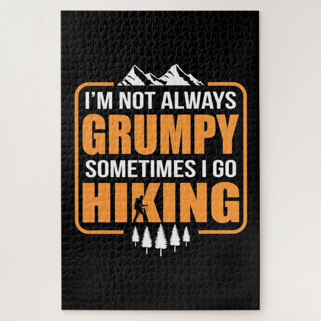 Sometimes I Go Hiking Jigsaw Puzzle (Vertical)