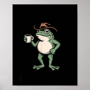 Sometimes I Just Be Fartin' Frog Meme Funny Frog F Poster