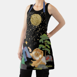 SOMETIMES I SITS AND THINKS  Chow grooming apron
