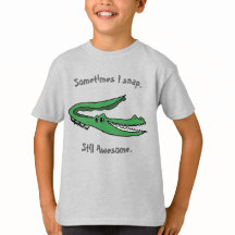 Sometimes I Snap Alligator T-Shirt – Kid-Drawn