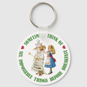SOMETIMES I THINK OF SIX IMPOSSIBLE THINGS KEY RING