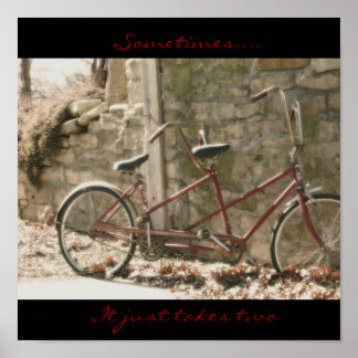 Sometimes.... It just takes two Poster