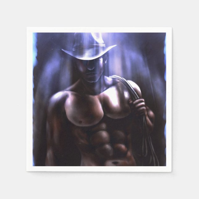 Sometimes It's Heaven - Cowboy Napkin (Front)