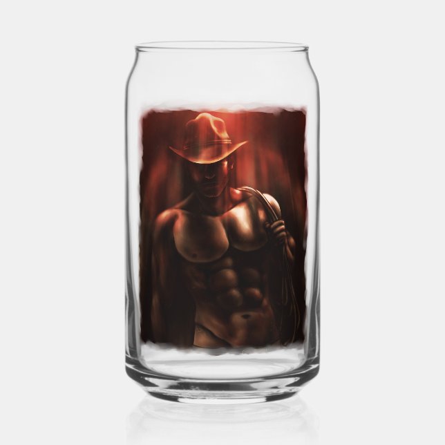 Sometimes It's Hell - Cowboy Can Glass (Front)
