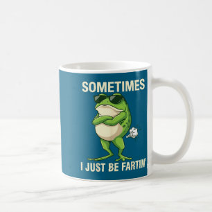 Sometimes Just Farting Frog I Custom Coffee Mug