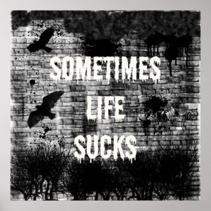 Sometimes Life Sucks Poster