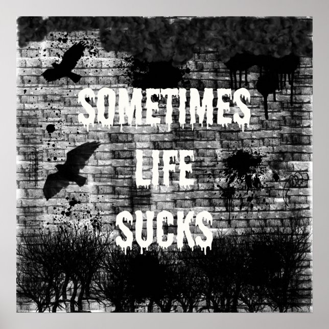 Sometimes Life Sucks Poster (Front)