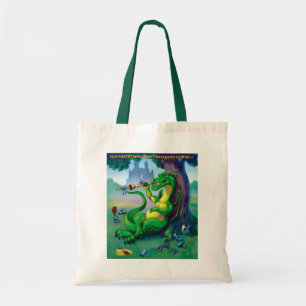 Sometimes the Dragon Wins Tote Bag