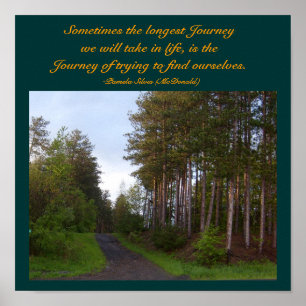 Sometimes the longest Journey...Quote Poster