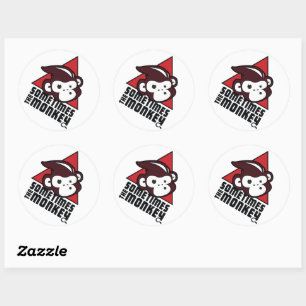 Sometimes the Monkey Sticker