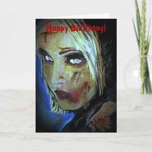 'Sometimes They Come Home' (Zombie) Birthday Card