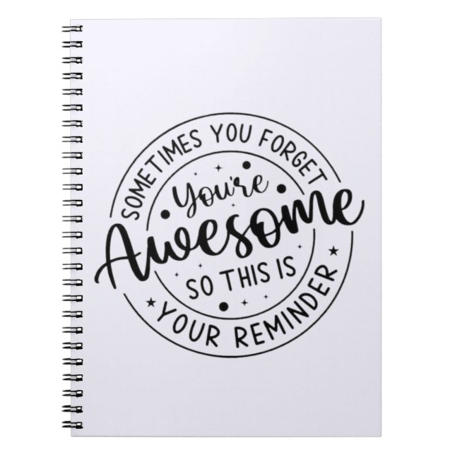 Sometimes You Forget Your Awesome Notebook (Front)