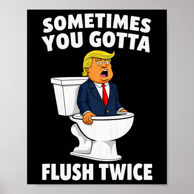Sometimes You Gotta Flush Twice 3  Poster (Front)