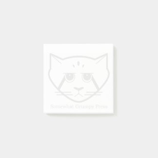 Somewhat Grumpy Press sticky note