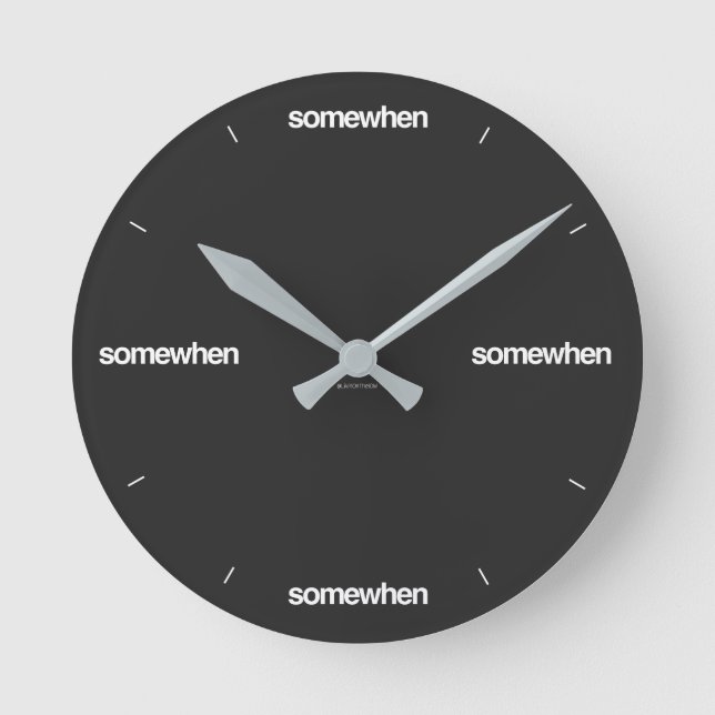 Somewhen Clock (in any color) (Front)