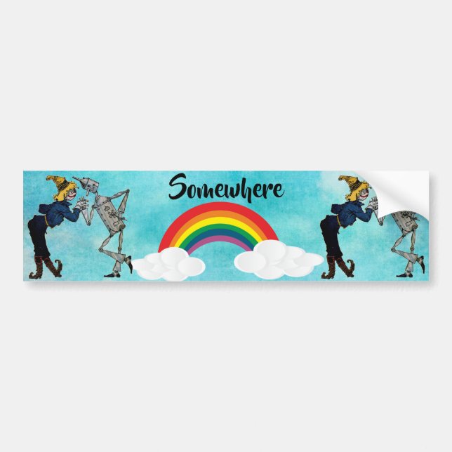 Somewhere Bumper Sticker (Front)