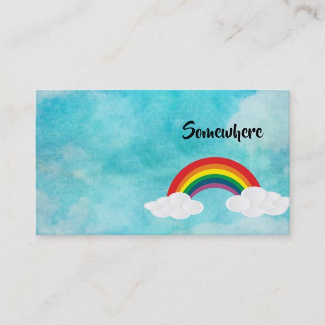 Somewhere Business Card (Front)