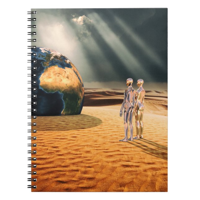 Somewhere Else – Facing the World Notebook (Front)