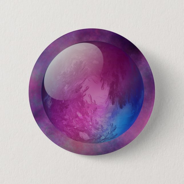 Somewhere in Outer Space Button (Front)