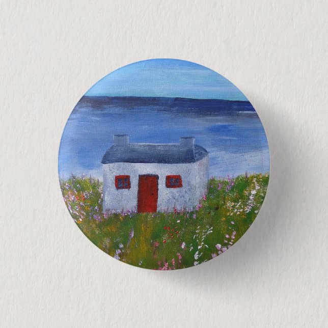 Somewhere in Scotland 3 Cm Round Badge (Front)