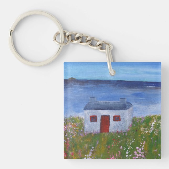 Somewhere in Scotland Key Ring (Front)