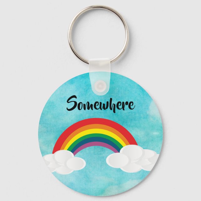 Somewhere Key Ring (Front)