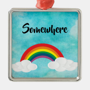 Somewhere Metal Ornament