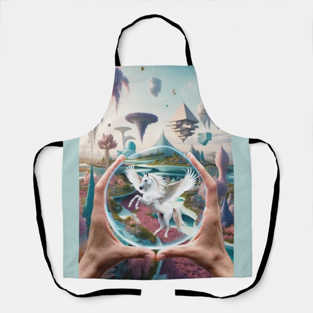 Somewhere Out There - It's Not Make Believe Apron (Front)