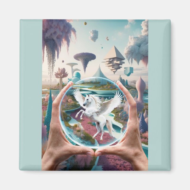 Somewhere Out There - It's Not Make Believe Magnet (Front)